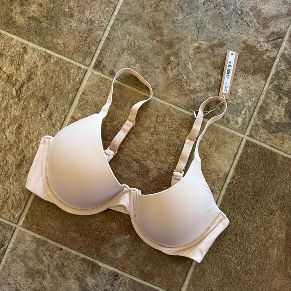Skims Fits Everybody Scoop Plunge Bra Sand Size 36D - Picture 4 of 8